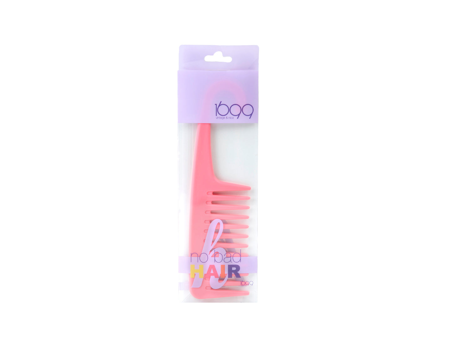 Pink Hanging Detangling Comb