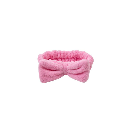 Pink bow turban
