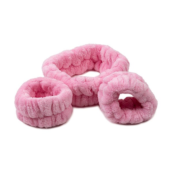 Cinta Pelo + Muñequeras Set belleza