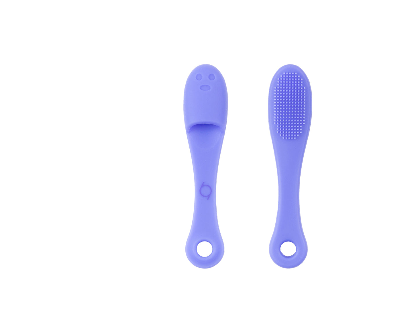 Facial cleansing brush for difficult areas