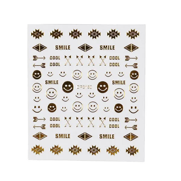 Golden Nail Stickers