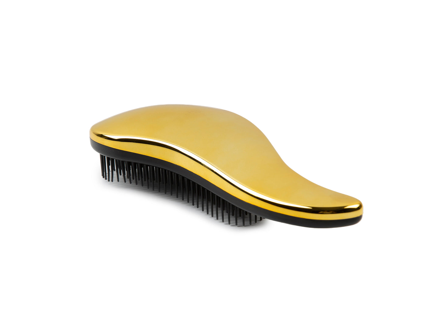 Gold detangling brush