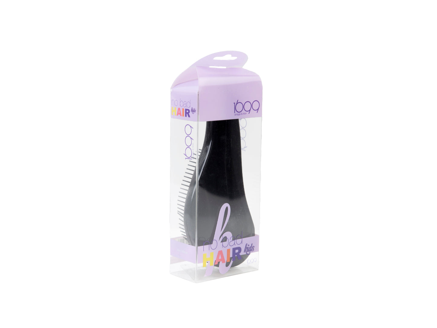 Black detangling brush