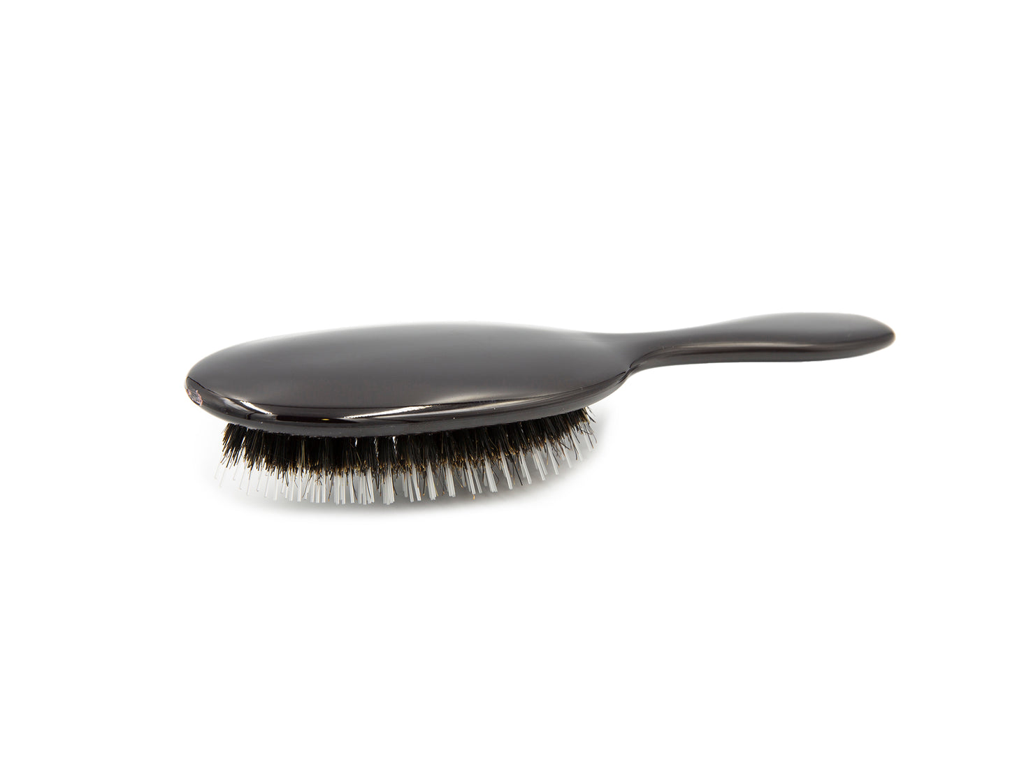 Large black anti-frizz hair brush