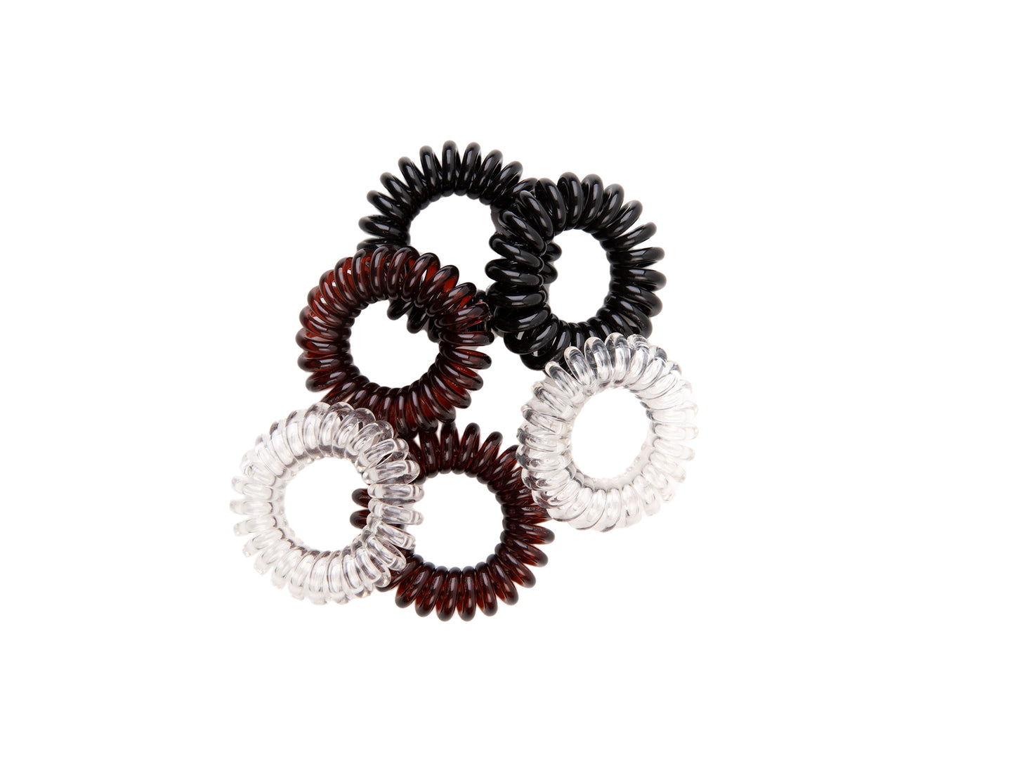 Invisible spiral rubber bands 6 units No bad hair