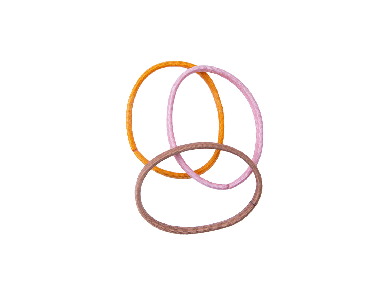 Metal-free rubber bands 3 units No bad hair