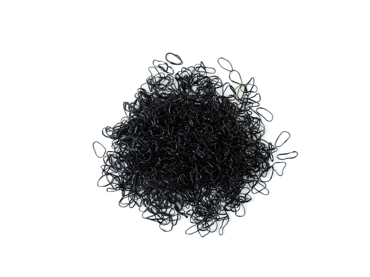 Gomitas elásticas negras 1000 uds No bad hair kids