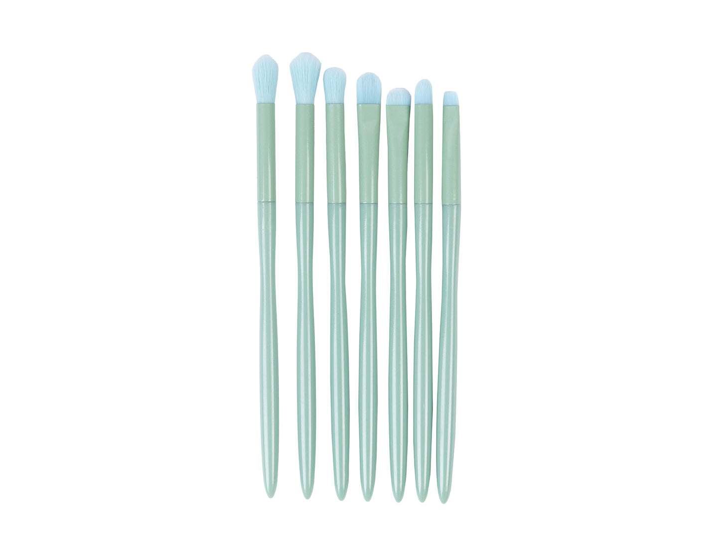 Set ice cream 7 mint eye brushes
