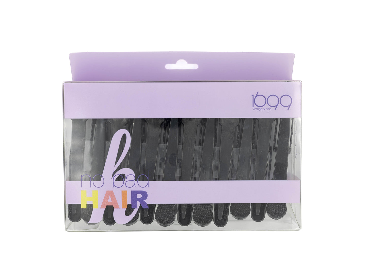 Black plastic clips 12 pcs No bad hair