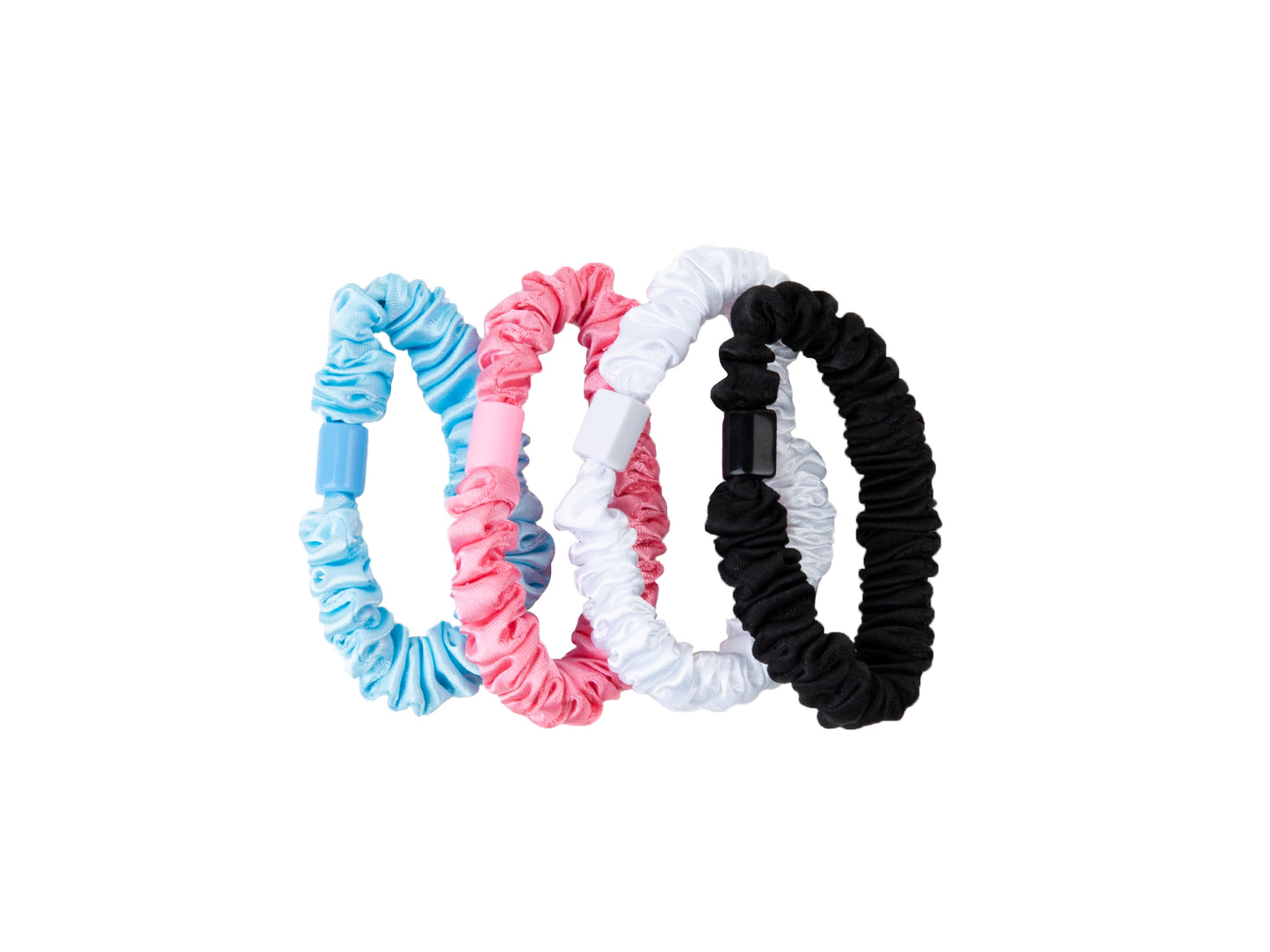 Gomas scrunchie satinado 4uds No bad hair