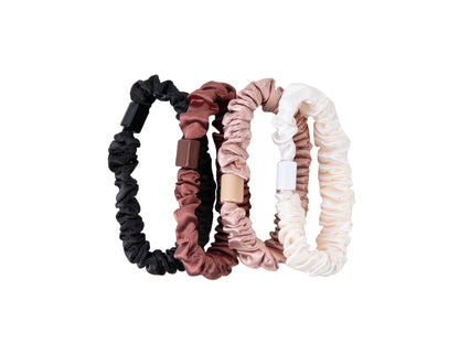 Gomas scrunchie satinado 4uds No bad hair