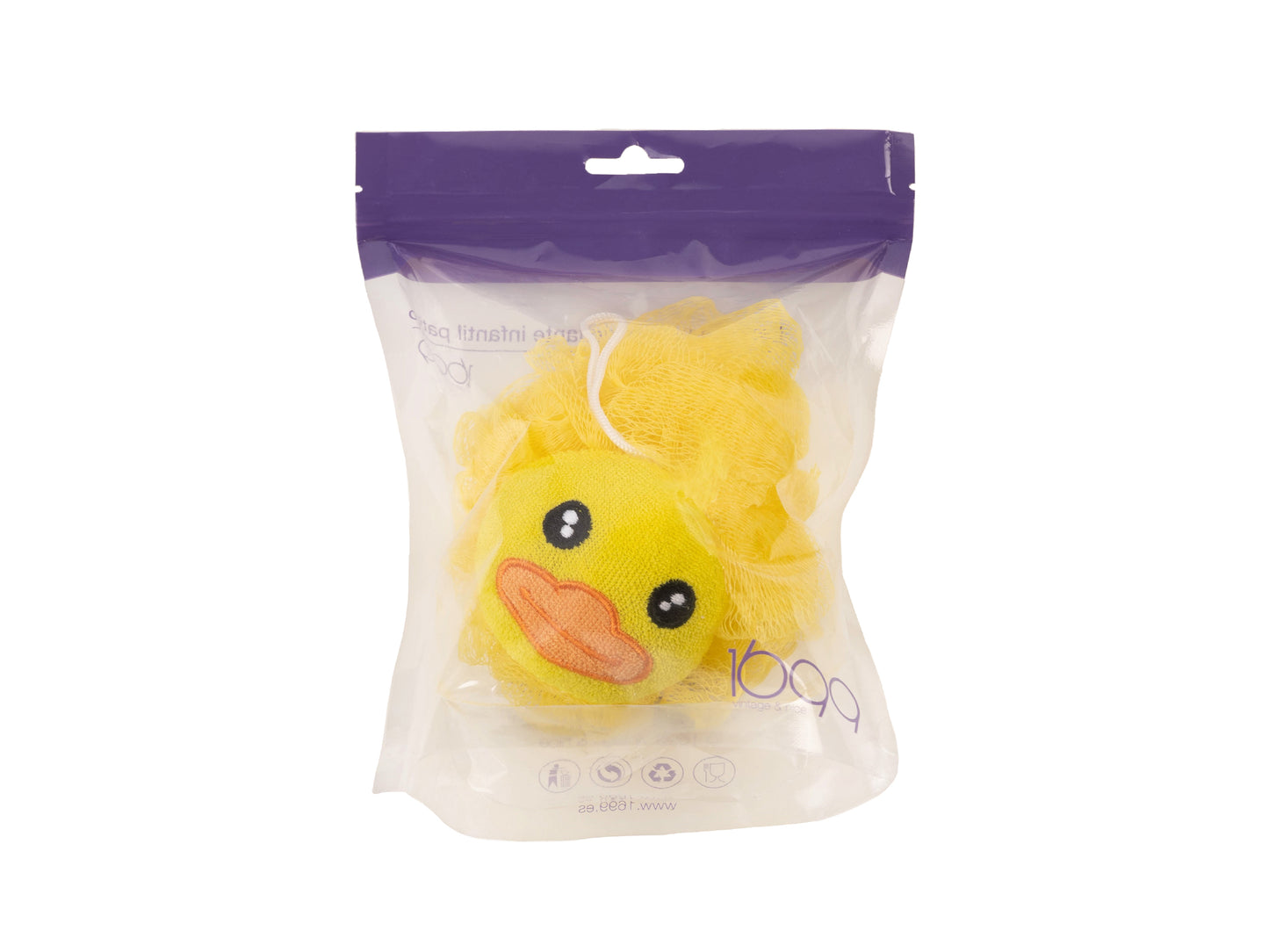 Esponja Exfoliante Infantil Patito