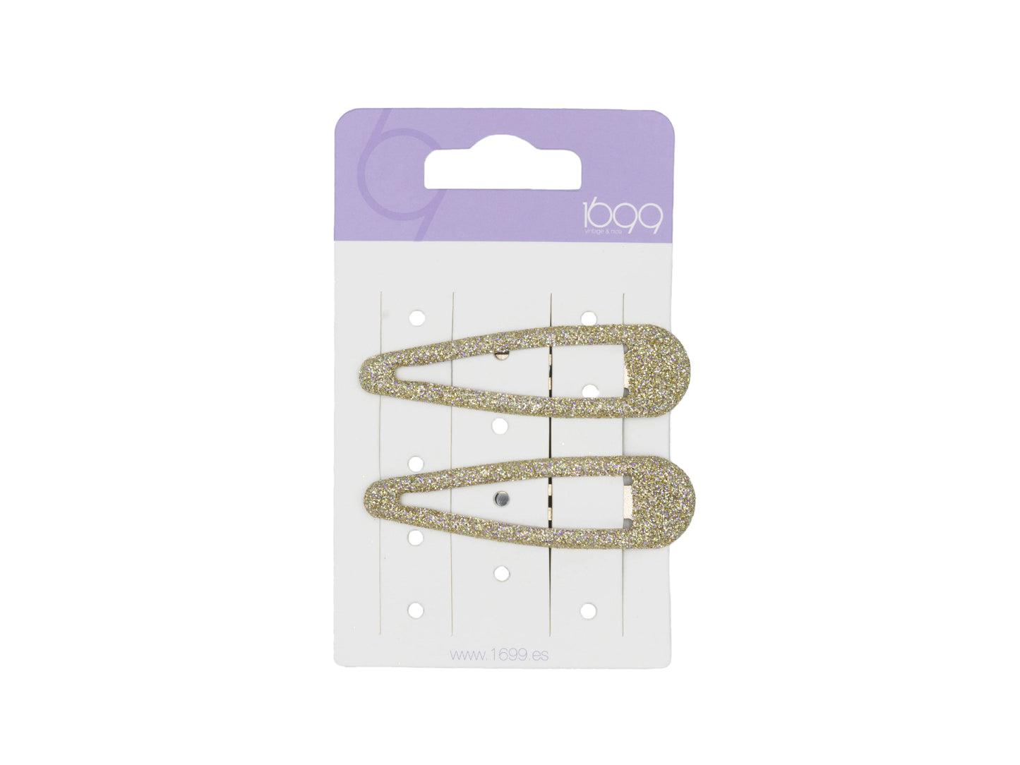 Ranitas clips glitter 2 unidades 7cm