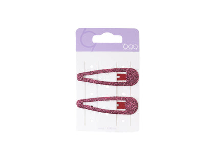 Ranitas clips glitter 2 unidades 7cm